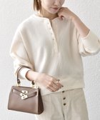 【シップス フォー ウィメン/SHIPS】のSHIPS any 手洗い可能 起毛 ワッフル ヘンリーネック コンパクト プルオーバー オフホワイト|ID: prp329100004845238 ipo3291000000035331380