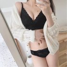 【ミニミニストア/miniministore】のノンワイヤー ブラジャー ショーツセット ブラック|ID: prp329100004845269 ipo3291000000035331552