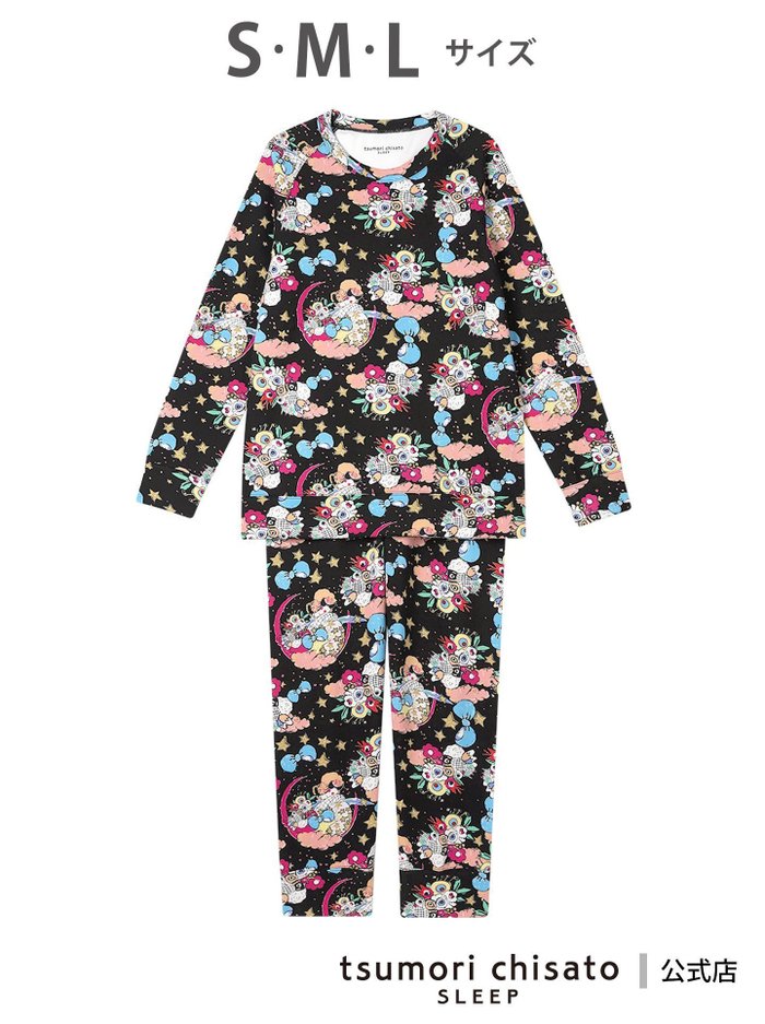【ツモリチサト スリープ/tsumori chisato SLEEP】のツモリチサト スリープ パジャマ 綿100%(本体) あったか 長袖 長ズボン インテリア・キッズ・メンズ・レディースファッション・服の通販 founy(ファニー) https://founy.com/ ファッション Fashion レディースファッション Fashion for Women トップス・カットソー Cut & Sew Tops サングラス Sunglasses, Shades スリーブ Sleeve, Long Sleeve / Short Sleeve パジャマ Pajamas, Sleepwear パーティ Party, Party Style パール Pearl, Pearl Accent ボトム Bottoms, Lower Wear 長袖 Long Sleeve, Full Sleeve |ID: prp329100004845295 ipo3291000000035331658