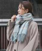 【アーバンリサーチ ドアーズ/URBAN RESEARCH DOORS】のウールチェックストール 人気、トレンドファッション・服の通販 founy(ファニー) ファッション Fashion レディースファッション Fashion for Women 2025年 2025 2025-2026秋冬・A/W Autumn/Winter 2025–26 AW25–26 冬 Winter / This Winter おすすめ Recommended / Our Picks チェック Check, Plaid, Tartan ドッキング Docking, Mixed Material 定番 Standard, Basic Item A/W・秋冬 Autumn/Winter thumbnail BLUE|ID: prp329100004845306 ipo3291000000035331716
