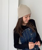 【キャナルジーン/CANAL JEAN】のEl mar リブニットビーニー 人気、トレンドファッション・服の通販 founy(ファニー) ファッション Fashion レディースファッション Fashion for Women トップス・カットソー Cut & Sew Tops ニット Knit Tops & Sweaters シンプル Simple, Minimal スマート Smart, Elegant thumbnail ライトベージュ|ID: prp329100004845413 ipo3291000000036248653