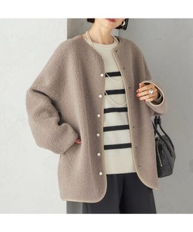 【シップス フォー ウィメン/SHIPS】の【一部WEB限定】 手洗い可能 NEW リバーシブル ボア ブルゾン 人気、トレンドファッション・服の通販 founy(ファニー) ファッション Fashion レディースファッション Fashion for Women アウター Coat / Outerwear Collection ブルゾンジャケット・スポーティアウター Blouson Jackets カーディガン Cardigan, Knitwear ドット Polka Dot, Dot Pattern ブルゾン Blouson, Bomber Jacket ボンディング Bonding, Bonded Fabric ポケット Pocket, Pocket Detail メタル Metal, Metal Parts リバーシブル Reversible, Two-Sided 2025年 2025 2025-2026秋冬・A/W Autumn/Winter 2025–26 AW25–26 |ID:prp329100004845956