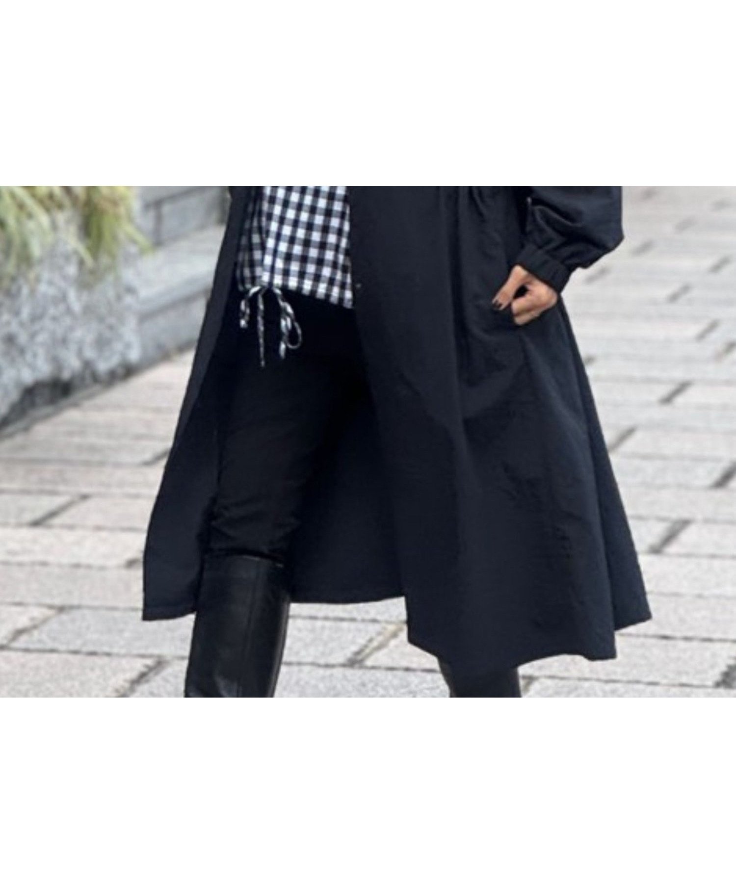 【ビアズリー/BEARDSLEY】のバルーン袖フレアーコート インテリア・キッズ・メンズ・レディースファッション・服の通販 founy(ファニー) 　ファッション　Fashion　レディースファッション　Fashion for Women　アウター　Coat / Outerwear Collection　コート・ロングコート・ピーコート　Long Coats, Peacoats & More　春　Spring　秋　Autumn　コンパクト　Compact, Small Size　軽量　Lightweight, Ultra Light　スニーカー　Sneakers, Trainers　スリーブ　Sleeve, Long Sleeve / Short Sleeve　バルーン　Balloon, Balloon Silhouette　ボトム　Bottoms, Lower Wear　ワイド　Wide, Wide Fit　再入荷　Restock / Back in Stock　おすすめ　Recommended / Our Picks　ビジネス 仕事 通勤　Business / Work / Commuting　ブラック|ID: prp329100004845973 ipo3291000000036214280