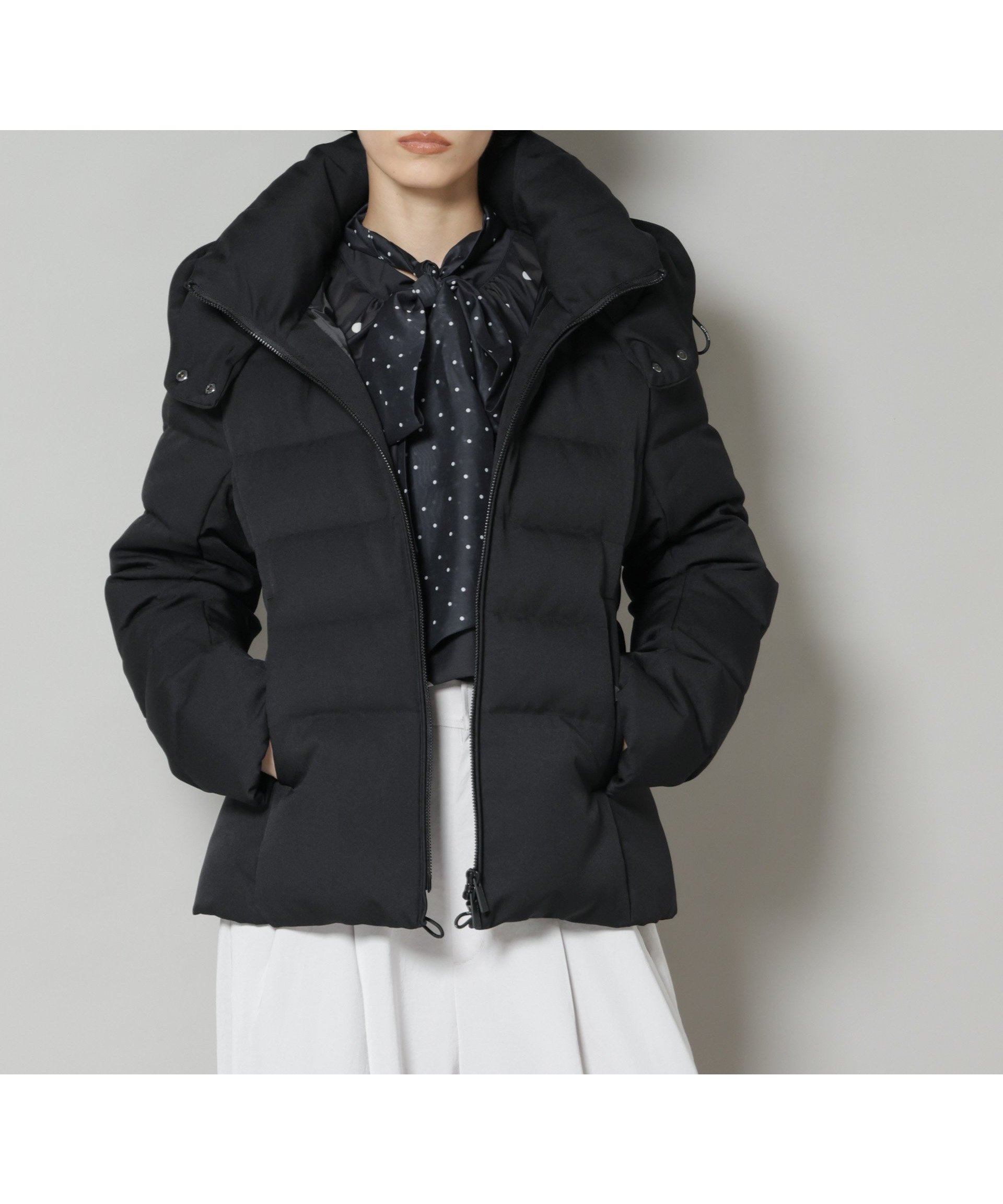 【ナノ ユニバース/nano universe】の「西川ダウン」サージショートダウン インテリア・キッズ・メンズ・レディースファッション・服の通販 founy(ファニー) 　ファッション　Fashion　レディースファッション　Fashion for Women　アクセサリー　Fashion Accessories　エレガント 上品　Elegant　軽量　Lightweight, Ultra Light　ショート　Short, Short Length　スタンド　Stand Collar, Upright Stand　ダウン　Down, Puffer　定番　Standard, Basic Item　時計　Watch, Wristwatch　人気　Popular, Best Seller　バランス　Balance, Style Balance　フォルム　Silhouette, Form　ポケット　Pocket, Pocket Detail　ビジネス 仕事 通勤　Business / Work / Commuting　2025年　2025　2025-2026秋冬・A/W　Autumn/Winter 2025–26 AW25–26　ブラック|ID: prp329100004846000 ipo3291000000035347395