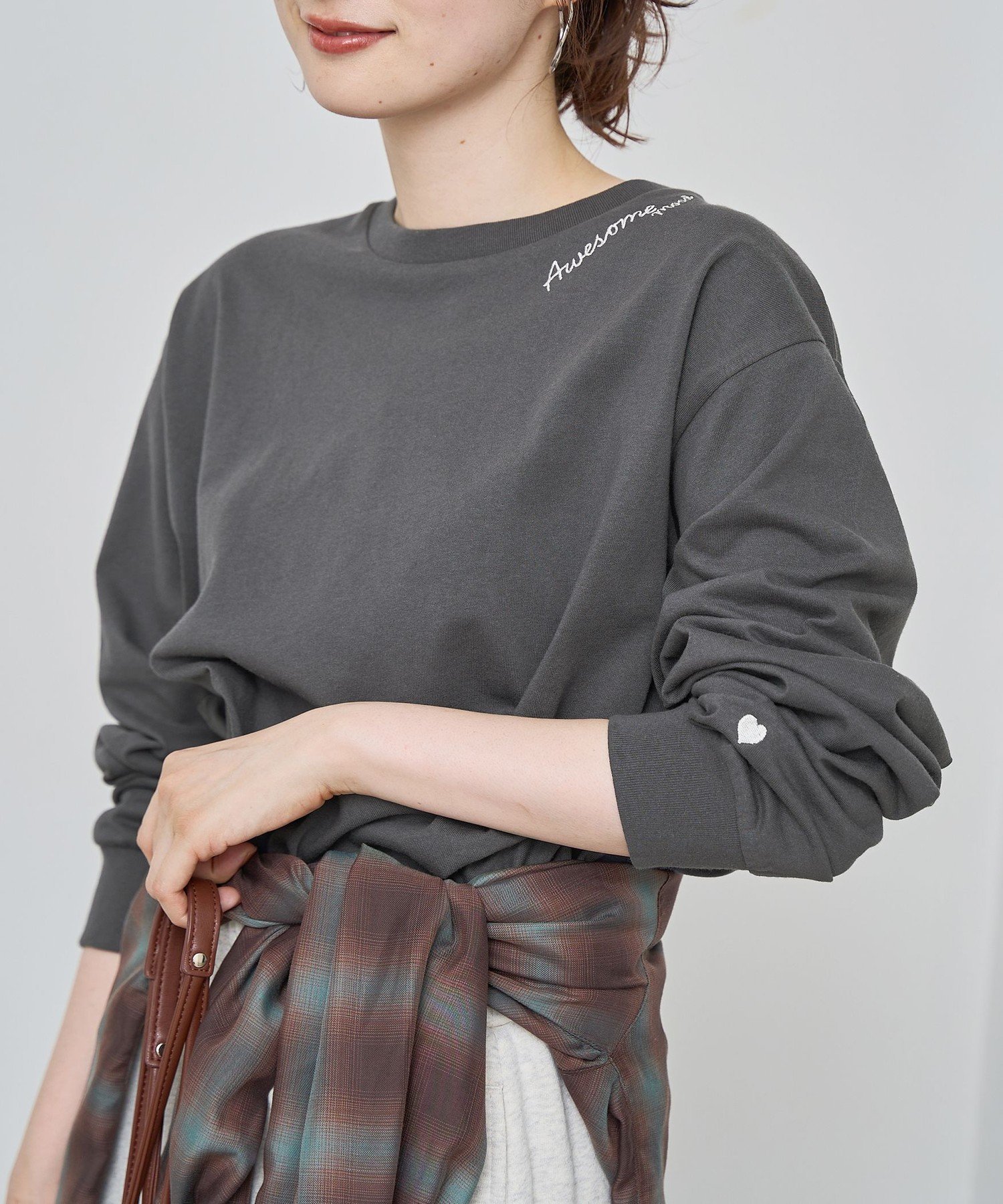 【コーエン/COEN】の【再入荷・新色追加】ハートモチーフアソートロンT(WEB限定カラーあり) インテリア・キッズ・メンズ・レディースファッション・服の通販 founy(ファニー) 　ファッション　Fashion　レディースファッション　Fashion for Women　トップス・カットソー　Cut & Sew Tops　ロングTシャツ・Tシャツ　Longline T-Shirts & Tees　イエロー　Yellow　キャミワンピース　Cami Dress, Slip Dress　シンプル　Simple, Minimal　トレーナー　Sweatshirt, Trainer　ベーシック　Basic, Essential　ボトム　Bottoms, Lower Wear　ボーダー　Border, Stripe　モチーフ　Motif, Design Theme　無地　Plain, Solid Color　リラックス　Relax, Relaxed Fit　ワンポイント　One Point, Statement Accent　再入荷　Restock / Back in Stock　おすすめ　Recommended / Our Picks　2026年　2026　DK.GRAY|ID: prp329100004846015 ipo3291000000036118637