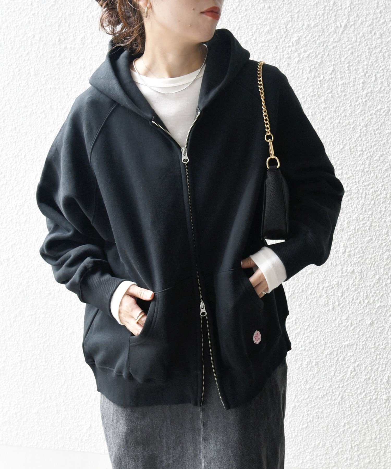 【シップス フォー ウィメン/SHIPS】のSHIPS any 洗濯機可能 USAコットン 裏起毛 ジップ スウェット パーカー インテリア・キッズ・メンズ・レディースファッション・服の通販 founy(ファニー) 　ファッション　Fashion　レディースファッション　Fashion for Women　トップス・カットソー　Cut & Sew Tops　レディースパーカー・カジュアルフーディー　Casual Hoodies & Sweatshirts　スウェット・クルーネックトップス　Sweatshirts & Crewnecks / Relaxed Fit Sweat Tops　洗える　Machine Washable　ギャザー　Gathered, Ruffled　シンプル　Simple, Minimal　ジップ　Zip, Zipper　ジャケット　Jacket, Outerwear　スウェット / スエット　Sweatshirt, Sweatwear　パーカー　Hoodie, Parka　おすすめ　Recommended / Our Picks　2025年　2025　2025-2026秋冬・A/W　Autumn/Winter 2025–26 AW25–26　ブラック|ID: prp329100004846017 ipo3291000000036283806