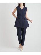 【セルフォード/CELFORD】の【洗える】ペプラムセットアップ 人気、トレンドファッション・服の通販 founy(ファニー) ファッション Fashion レディースファッション Fashion for Women セットアップ Matching Sets インナー Innerwear エレガント 上品 Elegant オケージョン Occasion Wear 洗える Machine Washable ストレート Straight, Straight Cut スマート Smart, Elegant セットアップ Set-Up, Coordinated Outfit ダブル Double, Double-Breasted フェミニン Feminine, Girly フリル Frill, Ruffle ペプラム Peplum, Flared Hem マニッシュ Mannish, Boyish おすすめ Recommended / Our Picks thumbnail DNVY[090]|ID: prp329100004846023 ipo3291000000036251802