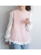 【コカ/COCA】の【再入荷】ベストセットブラウス 人気、トレンドファッション・服の通販 founy(ファニー) ファッション Fashion レディースファッション Fashion for Women アウター Coat / Outerwear Collection トップス・カットソー Cut & Sew Tops シャツ・ブラウス・オフィスカジュアル Elegant Blouses & Button-Ups ベスト&ジレ / 重ね着スタイル Vests & Gilets 春 Spring シンプル Simple, Minimal スリーブ Sleeve, Long Sleeve / Short Sleeve セットアップ Set-Up, Coordinated Outfit トレンド Trend, Trending Now ドッキング Docking, Mixed Material フェミニン Feminine, Girly ベスト Vest, Waistcoat ポケット Pocket, Pocket Detail 無地 Plain, Solid Color S/S・春夏 SS, Spring/Summer, Warm Season 再入荷 Restock / Back in Stock 夏 Summer エレガント 上品 Elegant ビジネス 仕事 通勤 Business / Work / Commuting 2026年 2026 thumbnail Lt.pink|ID: prp329100004846024 ipo3291000000036071353