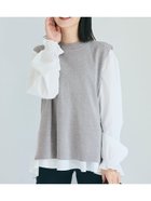 【コカ/COCA】の【再入荷】ベストセットブラウス 人気、トレンドファッション・服の通販 founy(ファニー) ファッション Fashion レディースファッション Fashion for Women アウター Coat / Outerwear Collection トップス・カットソー Cut & Sew Tops シャツ・ブラウス・オフィスカジュアル Elegant Blouses & Button-Ups ベスト&ジレ / 重ね着スタイル Vests & Gilets 春 Spring シンプル Simple, Minimal スリーブ Sleeve, Long Sleeve / Short Sleeve セットアップ Set-Up, Coordinated Outfit トレンド Trend, Trending Now ドッキング Docking, Mixed Material フェミニン Feminine, Girly ベスト Vest, Waistcoat ポケット Pocket, Pocket Detail 無地 Plain, Solid Color S/S・春夏 SS, Spring/Summer, Warm Season 再入荷 Restock / Back in Stock 夏 Summer エレガント 上品 Elegant ビジネス 仕事 通勤 Business / Work / Commuting 2026年 2026 thumbnail Gray|ID: prp329100004846024 ipo3291000000036071360
