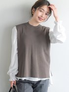 【コカ/COCA】の【再入荷】ベストセットブラウス 人気、トレンドファッション・服の通販 founy(ファニー) ファッション Fashion レディースファッション Fashion for Women アウター Coat / Outerwear Collection トップス・カットソー Cut & Sew Tops シャツ・ブラウス・オフィスカジュアル Elegant Blouses & Button-Ups ベスト&ジレ / 重ね着スタイル Vests & Gilets 春 Spring シンプル Simple, Minimal スリーブ Sleeve, Long Sleeve / Short Sleeve セットアップ Set-Up, Coordinated Outfit トレンド Trend, Trending Now ドッキング Docking, Mixed Material フェミニン Feminine, Girly ベスト Vest, Waistcoat ポケット Pocket, Pocket Detail 無地 Plain, Solid Color S/S・春夏 SS, Spring/Summer, Warm Season 再入荷 Restock / Back in Stock 夏 Summer エレガント 上品 Elegant ビジネス 仕事 通勤 Business / Work / Commuting 2026年 2026 thumbnail Greige|ID: prp329100004846024 ipo3291000000036071366