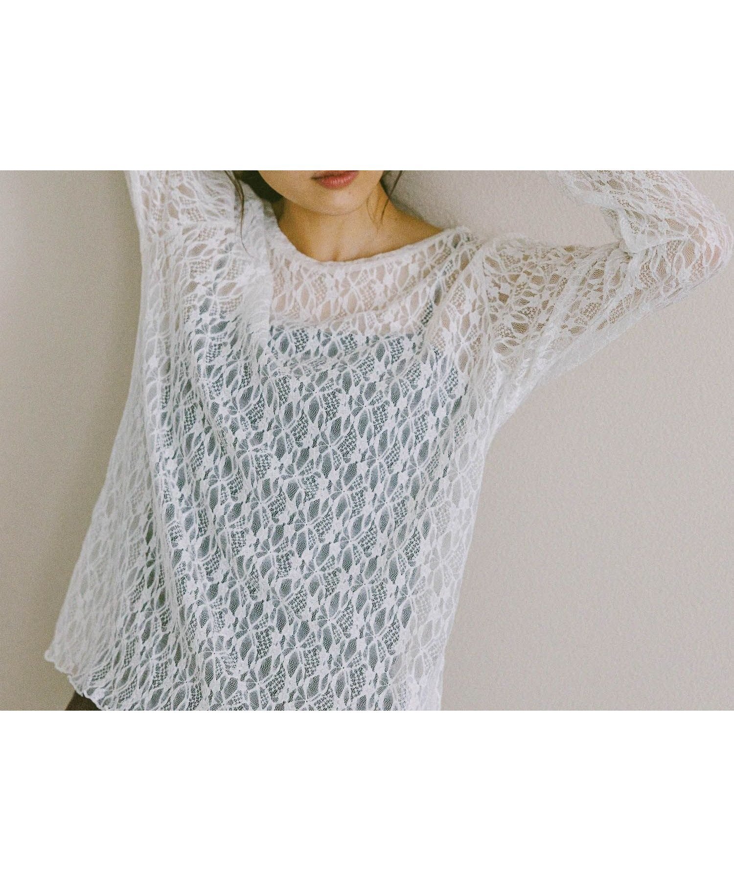 【グローバルワーク/GLOBAL WORK】のストレッチ総レースプルオーバー長袖/580886 人気、トレンドファッション・服の通販 founy(ファニー) ファッション Fashion レディースファッション Fashion for Women トップス・カットソー Cut & Sew Tops カジュアルプルオーバー・ニットトップス Pullovers & Knit Tops / Casual Pullovers おすすめ Recommended / Our Picks インナー Innerwear キャミソール Camisole, Spaghetti Strap Top ジャケット Jacket, Outerwear スウェット / スエット Sweatshirt, Sweatwear ストレッチ Stretch, Stretchy Fabric チュール Tulip, Tulip Motif トレンド Trend, Trending Now レース Lace, Lace Fabric 今季 This Season, Current Season 楽ちん Easy Fit, Comfortable 秋 Autumn 長袖 Long Sleeve, Full Sleeve other-1|ID: prp329100004846038 ipo3291000000035453582