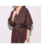 【ブリル/BRILL】の【EC限定ブラック登場】【坪田さんYouTube】【NEW・一部追加 】セイヒンゾメオーバーシャツ 人気、トレンドファッション・服の通販 founy(ファニー) ファッション Fashion レディースファッション Fashion for Women トップス・カットソー Cut & Sew Tops シャツ・ブラウス・オフィスカジュアル Elegant Blouses & Button-Ups サテン Satin, Glossy Fabric パッチ Patch, Appliqué フォルム Silhouette, Form ポケット Pocket, Pocket Detail 今季 This Season, Current Season thumbnail ブラウン57|ID: prp329100004846150 ipo3291000000036268877