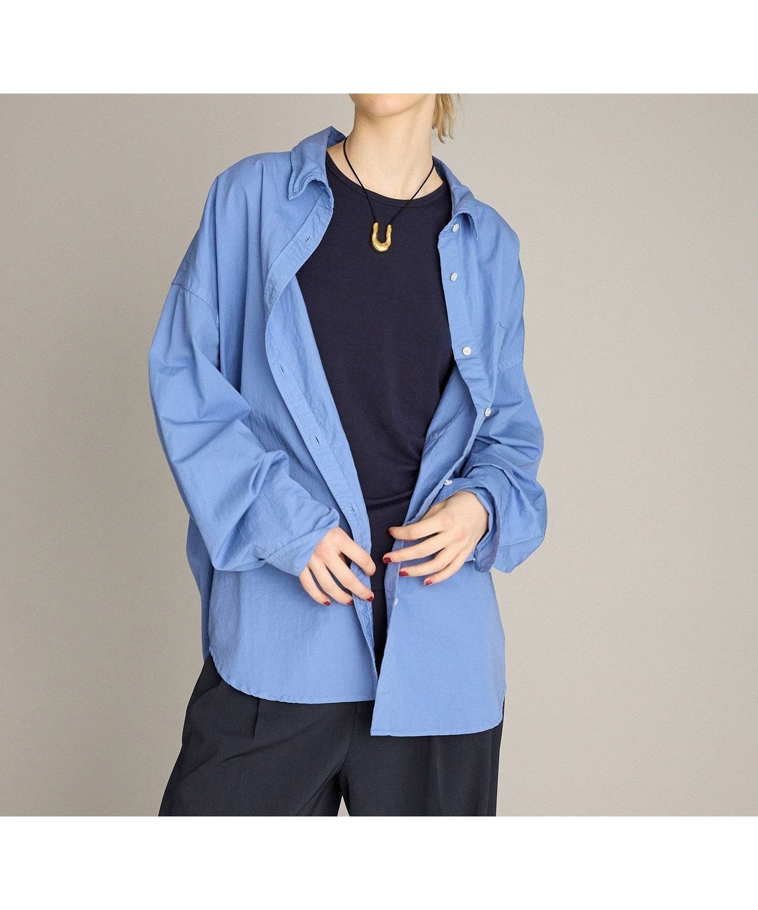 【ブリル/BRILL】の【EC限定ブラック登場】【坪田さんYouTube】【NEW・一部追加 】セイヒンゾメオーバーシャツ インテリア・キッズ・メンズ・レディースファッション・服の通販 founy(ファニー) 　ファッション　Fashion　レディースファッション　Fashion for Women　トップス・カットソー　Cut & Sew Tops　シャツ・ブラウス・オフィスカジュアル　Elegant Blouses & Button-Ups　サテン　Satin, Glossy Fabric　パッチ　Patch, Appliqué　フォルム　Silhouette, Form　ポケット　Pocket, Pocket Detail　今季　This Season, Current Season　サックス85|ID: prp329100004846150 ipo3291000000036268879