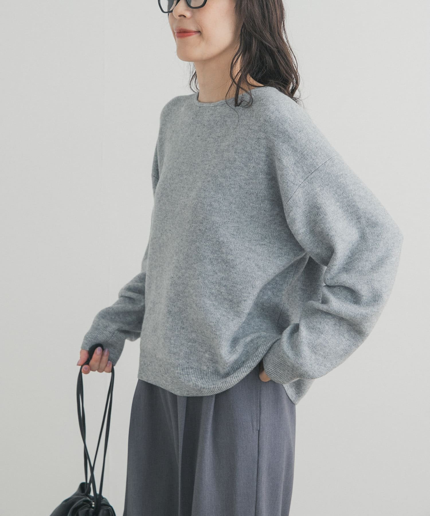 【アーバンリサーチ ドアーズ/URBAN RESEARCH DOORS】のボートネックスムースプルオーバー インテリア・キッズ・メンズ・レディースファッション・服の通販 founy(ファニー) 　ファッション　Fashion　レディースファッション　Fashion for Women　トップス・カットソー　Cut & Sew Tops　カジュアルプルオーバー・ニットトップス　Pullovers & Knit Tops / Casual Pullovers　2025年　2025　2025-2026秋冬・A/W　Autumn/Winter 2025–26 AW25–26　冬　Winter / This Winter　シンプル　Simple, Minimal　バランス　Balance, Style Balance　エレガント 上品　Elegant　A/W・秋冬　Autumn/Winter　グレー|ID: prp329100004846171 ipo3291000000035453717