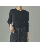 【カレンソロジー/Curensology】のテレコクルーネックプルオーバー 人気、トレンドファッション・服の通販 founy(ファニー) ファッション Fashion レディースファッション Fashion for Women トップス・カットソー Cut & Sew Tops カジュアルプルオーバー・ニットトップス Pullovers & Knit Tops / Casual Pullovers インナー Innerwear エレガント 上品 Elegant テレコ Ribbed, Rib Stitch thumbnail ブラック09|ID: prp329100004846204 ipo3291000000036248080