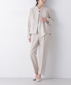 【ナノ ユニバース/nano universe】のデイリーファンクション タックテーパードパンツ(セットアップ可) 人気、トレンドファッション・服の通販 founy(ファニー) ファッション Fashion レディースファッション Fashion for Women セットアップ Matching Sets レディースパンツ・ボトムス Pants & Trousers / Bottoms 吸水 Absorbent, Quick-Dry ジャケット Jacket, Outerwear ストレッチ Stretch, Stretchy Fabric セットアップ Set-Up, Coordinated Outfit センター Center, Center Line ベーシック Basic, Essential おすすめ Recommended / Our Picks セレモニー Ceremony 2026年 2026 thumbnail アイボリー7|ID: prp329100004846239 ipo3291000000035356300