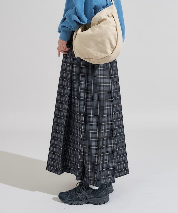 【フリークスストア/FREAK'S STORE】のチェック プリーツスカート 25AW インテリア・キッズ・メンズ・レディースファッション・服の通販 founy(ファニー) 　ファッション　Fashion　レディースファッション　Fashion for Women　スカート　Skirts　プリーツスカート / 上品フェミニンスタイル　Pleated Skirts　2025年　2025　2025-2026秋冬・A/W　Autumn/Winter 2025–26 AW25–26　冬　Winter / This Winter　チェック　Check, Plaid, Tartan　プリント　Print, Printed Pattern　プリーツ　Pleats, Pleated　ボトム　Bottoms, Lower Wear　ロング　Long, Long-Length　秋　Autumn　A/W・秋冬　Autumn/Winter　ブラック|ID: prp329100004846262 ipo3291000000036220328