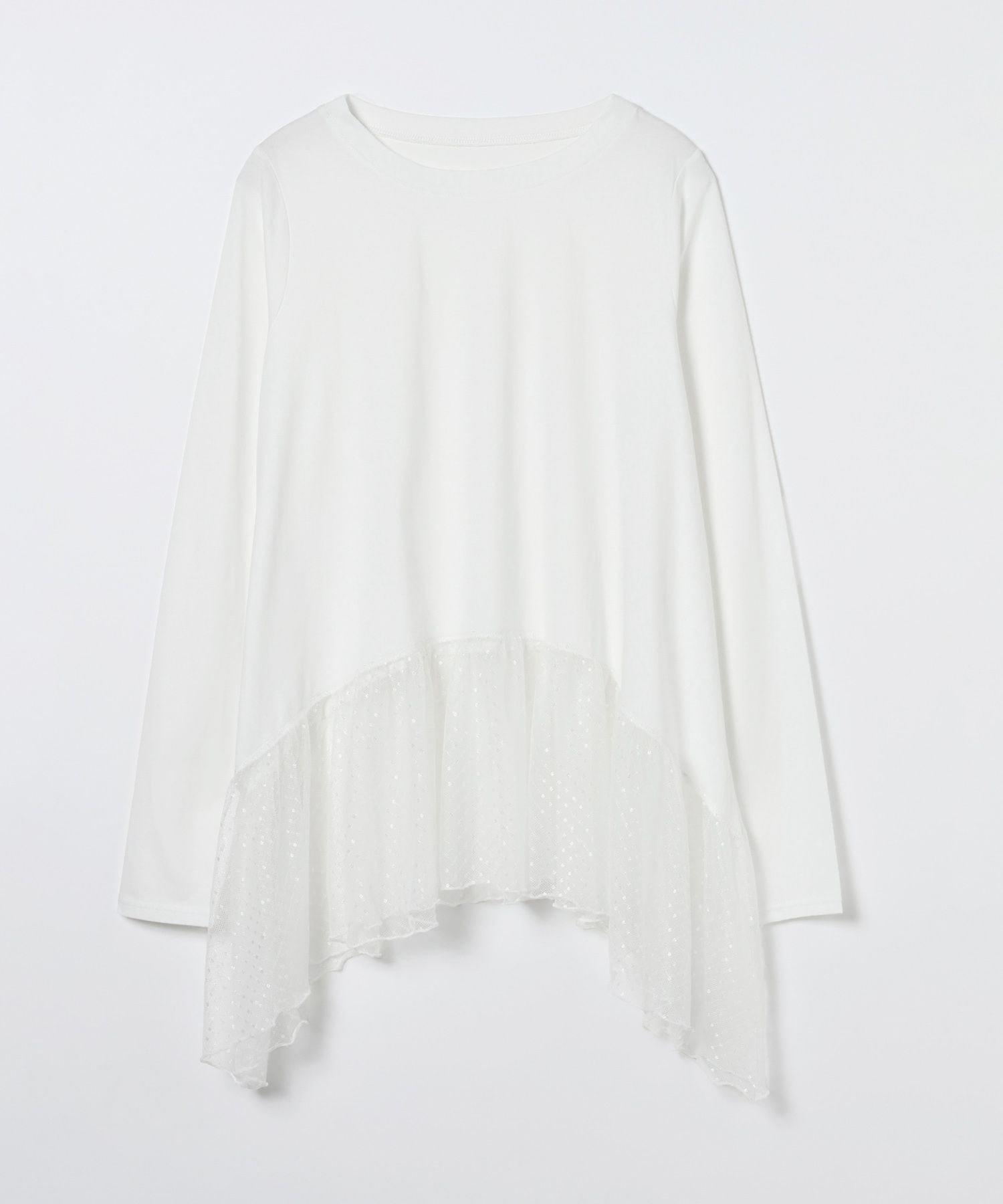 【ジーナシス/JEANASiS】のレースドッキングロンTEE インテリア・キッズ・メンズ・レディースファッション・服の通販 founy(ファニー) ファッション Fashion レディースファッション Fashion for Women トップス・カットソー Cut & Sew Tops ロングTシャツ・Tシャツ Longline T-Shirts & Tees イレヘム Irregular Hemline カーディガン Cardigan, Knitwear シンプル Simple, Minimal ジャケット Jacket, Outerwear スウェット / スエット Sweatshirt, Sweatwear ストレート Straight, Straight Cut ドッキング Docking, Mixed Material レース Lace, Lace Fabric A/W・秋冬 Autumn/Winter 長袖 Long Sleeve, Full Sleeve ホワイト系その他2|ID: prp329100004846512 ipo3291000000035374263