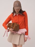 【スナイデル/SNIDEL】のシャツドッキングヘムボリュームニットプルオーバー 人気、トレンドファッション・服の通販 founy(ファニー) ファッション Fashion レディースファッション Fashion for Women トップス・カットソー Cut & Sew Tops ニット Knit Tops & Sweaters シャツ・ブラウス・オフィスカジュアル Elegant Blouses & Button-Ups カジュアルプルオーバー・ニットトップス Pullovers & Knit Tops / Casual Pullovers ウェーブ Wavy Pattern オレンジ Orange カフス Cuff Design カーディガン Cardigan, Knitwear 今季 This Season, Current Season ストレート Straight, Straight Cut スマート Smart, Elegant デコルテ Décolleté, Neckline トレンド Trend, Trending Now ドッキング Docking, Mixed Material バランス Balance, Style Balance ボトム Bottoms, Lower Wear ボーダー Border, Stripe 無地 Plain, Solid Color ラッフル Ruffle, Frill リボン Ribbon, Bow おすすめ Recommended / Our Picks thumbnail ORG[051]|ID: prp329100004846588 ipo3291000000035896830