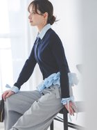 【スナイデル/SNIDEL】のシャツドッキングヘムボリュームニットプルオーバー 人気、トレンドファッション・服の通販 founy(ファニー) ファッション Fashion レディースファッション Fashion for Women トップス・カットソー Cut & Sew Tops ニット Knit Tops & Sweaters シャツ・ブラウス・オフィスカジュアル Elegant Blouses & Button-Ups カジュアルプルオーバー・ニットトップス Pullovers & Knit Tops / Casual Pullovers ウェーブ Wavy Pattern オレンジ Orange カフス Cuff Design カーディガン Cardigan, Knitwear 今季 This Season, Current Season ストレート Straight, Straight Cut スマート Smart, Elegant デコルテ Décolleté, Neckline トレンド Trend, Trending Now ドッキング Docking, Mixed Material バランス Balance, Style Balance ボトム Bottoms, Lower Wear ボーダー Border, Stripe 無地 Plain, Solid Color ラッフル Ruffle, Frill リボン Ribbon, Bow おすすめ Recommended / Our Picks thumbnail NVY[089]|ID: prp329100004846588 ipo3291000000035896832