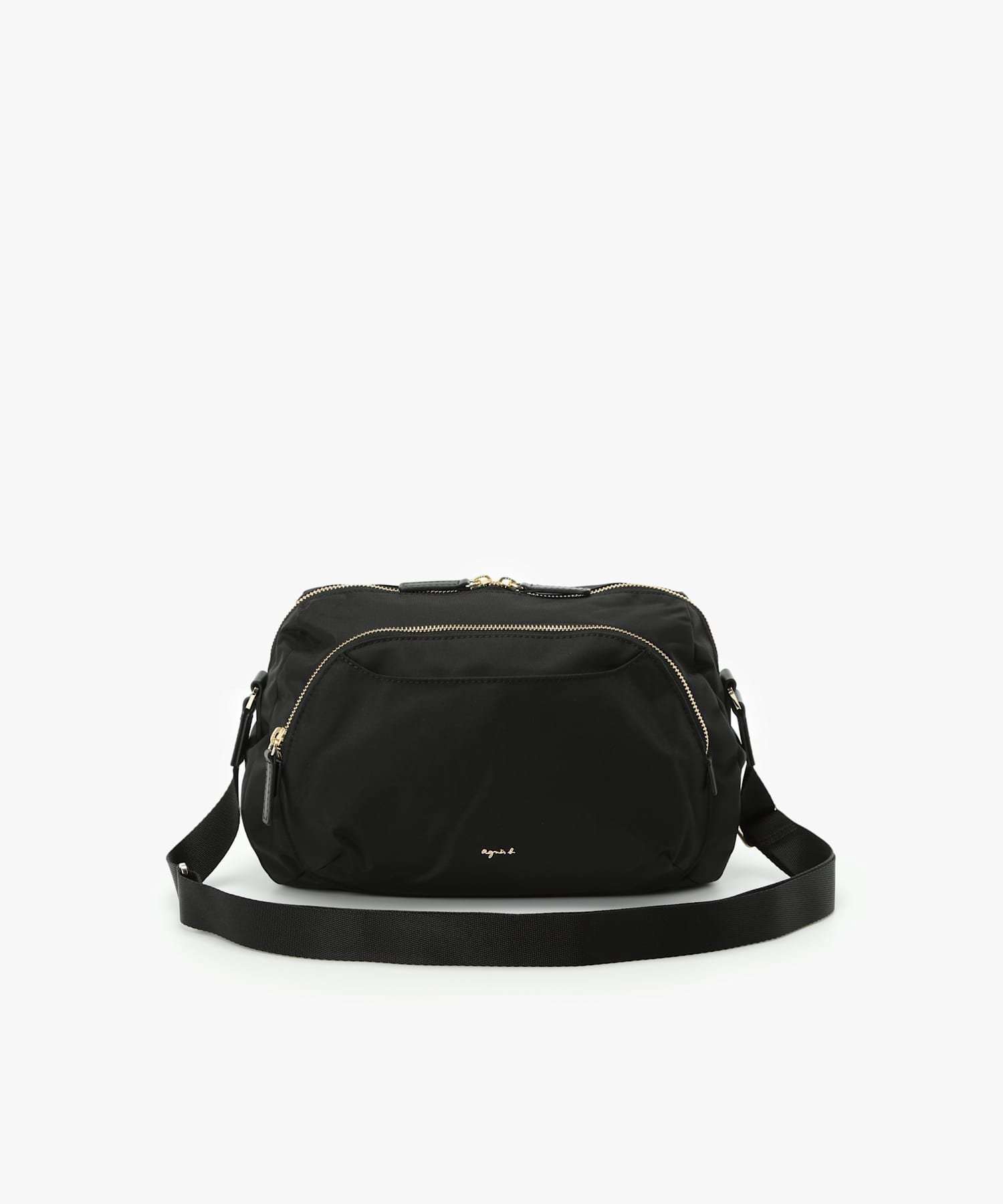 【アニエスベー ファム/agnes b. FEMME】のナイロンショルダーバッグ Maron FT03A-05 インテリア・キッズ・メンズ・レディースファッション・服の通販 founy(ファニー) 　ファッション　Fashion　レディースファッション　Fashion for Women　ショルダー　Shoulder, Shoulder Strap　フォルム　Silhouette, Form　ポケット　Pocket, Pocket Detail　ブラック|ID: prp329100004847449 ipo3291000000036184288