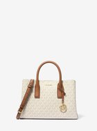 【マイケルコース/MICHAEL KORS】のRUTHIE サッチェル スモール - MKシグネチャー マイケルコース 人気、トレンドファッション・服の通販 founy(ファニー) ファッション Fashion レディースファッション Fashion for Women コレクション Collection, Seasonal Line ラグジュアリー Luxury, Elegant thumbnail WHITE|ID: prp329100004847517 ipo3291000000036075020