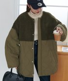 【ディスコート/Discoat】のボア切替キルティングコート《WEB限定カラーあり》 人気、トレンドファッション・服の通販 founy(ファニー) ファッション Fashion レディースファッション Fashion for Women アウター Coat / Outerwear Collection コート・ロングコート・ピーコート Long Coats, Peacoats & More キルティング Quilted, Quilting 切替 Switching, Contrast Panel スウェット / スエット Sweatshirt, Sweatwear スラックス Slacks, Dress Pants スリット Slit, Slit Detail タートル Turtleneck, Turtle Collar タートルネック Turtleneck, High Neck チェック Check, Plaid, Tartan デニム Denim, Jeans Material ハイネック High Neck, Mock Neck おすすめ Recommended / Our Picks thumbnail カーキ|ID: prp329100004847914 ipo3291000000035598962