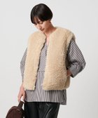 【ユナイテッドアローズ/UNITED ARROWS】のファーライク ボア ベスト 人気、トレンドファッション・服の通販 founy(ファニー) ファッション Fashion レディースファッション Fashion for Women アウター Coat / Outerwear Collection トップス・カットソー Cut & Sew Tops ベスト&ジレ / 重ね着スタイル Vests & Gilets おすすめ Recommended / Our Picks バランス Balance, Style Balance フォルム Silhouette, Form ベスト Vest, Waistcoat リブニット Rib Knit, Ribbed Knit thumbnail NATURAL|ID: prp329100004847967 ipo3291000000035429977