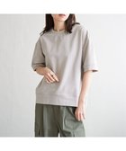 【イッカ/ikka】のコットンUSAミニ裏毛半袖Tシャツ 人気、トレンドファッション・服の通販 founy(ファニー) ファッション Fashion レディースファッション Fashion for Women トップス・カットソー Cut & Sew Tops シャツ・ブラウス・オフィスカジュアル Elegant Blouses & Button-Ups ロングTシャツ・Tシャツ Longline T-Shirts & Tees カットソー Cut and Sewn Top シンプル Simple, Minimal スウェット / スエット Sweatshirt, Sweatwear スリット Slit, Slit Detail ボックス Boxy, Box Shape ラウンド Round, Round Neck 半袖 Short Sleeve, Half Sleeve 無地 Plain, Solid Color thumbnail ライトグレー|ID: prp329100004848155 ipo3291000000035812508