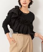 【ノーリーズ/NOLLEY'S】の3WAYリブフリルロンT 人気、トレンドファッション・服の通販 founy(ファニー) ファッション Fashion レディースファッション Fashion for Women トップス・カットソー Cut & Sew Tops ロングTシャツ・Tシャツ Longline T-Shirts & Tees 2025年 2025 2025-2026秋冬・A/W Autumn/Winter 2025–26 AW25–26 おすすめ Recommended / Our Picks カットソー Cut and Sewn Top ストレッチ Stretch, Stretchy Fabric テレコ Ribbed, Rib Stitch フェミニン Feminine, Girly フリル Frill, Ruffle 長袖 Long Sleeve, Full Sleeve thumbnail ブラック|ID: prp329100004848211 ipo3291000000035432875