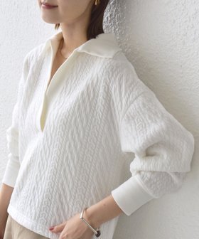 【シップス フォー ウィメン/SHIPS】の【WEB限定】 手洗い可能 ケーブル ジャージー ポロ プルオーバー 人気、トレンドファッション・服の通販 founy(ファニー) ファッション Fashion レディースファッション Fashion for Women トップス・カットソー Cut & Sew Tops カジュアルプルオーバー・ニットトップス Pullovers & Knit Tops / Casual Pullovers 軽量 Lightweight, Ultra Light シンプル Simple, Minimal スウェット / スエット Sweatshirt, Sweatwear バランス Balance, Style Balance ボトム Bottoms, Lower Wear ポケット Pocket, Pocket Detail マニッシュ Mannish, Boyish おすすめ Recommended / Our Picks 2025年 2025 2025-2026秋冬・A/W Autumn/Winter 2025–26 AW25–26 |ID:prp329100004848218