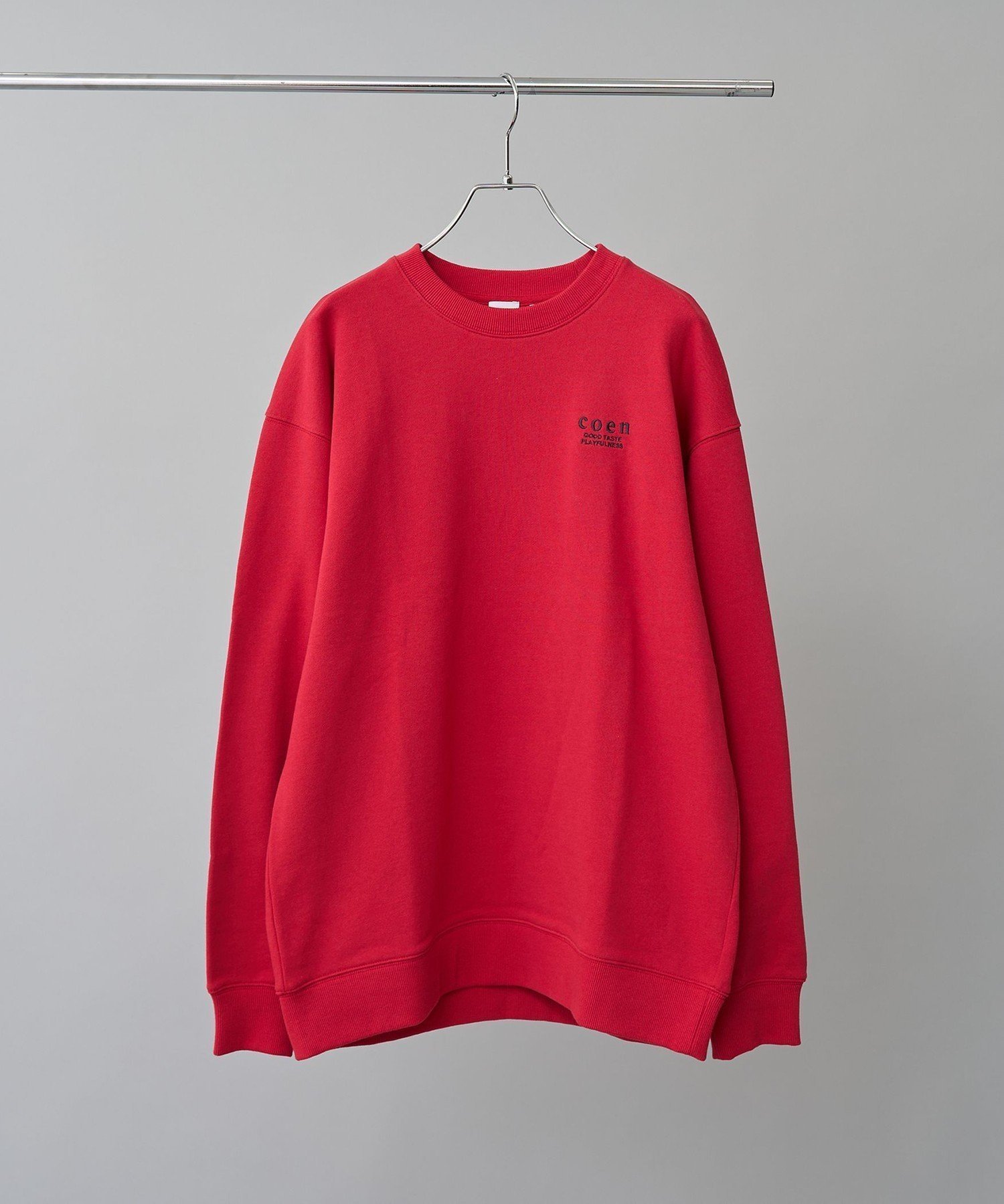 【コーエン/COEN】の【新色登場】COEN(コーエン)ロゴ刺繍 C/N裏毛スウェット インテリア・キッズ・メンズ・レディースファッション・服の通販 founy(ファニー) ファッション Fashion レディースファッション Fashion for Women トップス・カットソー Cut & Sew Tops レディースパーカー・カジュアルフーディー Casual Hoodies & Sweatshirts スウェット・クルーネックトップス Sweatshirts & Crewnecks / Relaxed Fit Sweat Tops イエロー Yellow コンパクト Compact, Small Size ショート Short, Short Length スウェット / スエット Sweatshirt, Sweatwear セットアップ Set-Up, Coordinated Outfit デニム Denim, Jeans Material ボトム Bottoms, Lower Wear ミックス Mix, Mixed Style RED|ID: prp329100004848220 ipo3291000000036158927