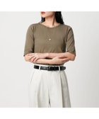 【ユナイテッドアローズ/UNITED ARROWS】のMARW UNITED ARROWS コットン フライス 5分袖 カットソー-接触冷感- 人気、トレンドファッション・服の通販 founy(ファニー) ファッション Fashion レディースファッション Fashion for Women トップス・カットソー Cut & Sew Tops カットソー・ベーシックTシャツ Cut-and-Sewn Tops / Stretch Tees & Basics カットソー Cut and Sewn Top 人気 Popular, Best Seller モノトーン Monotone, Black and White ビジネス 仕事 通勤 Business / Work / Commuting thumbnail MOCA|ID: prp329100004848223 ipo3291000000035433154