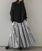 【ラジュール/Lajour】のメタリックギャザーフリルスカート 人気、トレンドファッション・服の通販 founy(ファニー) ファッション Fashion レディースファッション Fashion for Women スカート Skirts ギャザー Gathered, Ruffled シンプル Simple, Minimal トレンド Trend, Trending Now フレア Flare, Flared メタリック Metallic, Shiny Finish メタル Metal, Metal Parts ラウンド Round, Round Neck ロング Long, Long-Length 切替 Switching, Contrast Panel thumbnail シルバー|ID: prp329100004848255 ipo3291000000036219708