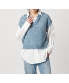 【ユナイテッドアローズ/UNITED ARROWS】のグリッター スキッパーポロ ベスト 人気、トレンドファッション・服の通販 founy(ファニー) ファッション Fashion レディースファッション Fashion for Women アウター Coat / Outerwear Collection トップス・カットソー Cut & Sew Tops ベスト&ジレ / 重ね着スタイル Vests & Gilets グリッター Glitter, Sparkle スキッパー Skipper, Open Collar ベスト Vest, Waistcoat ロング Long, Long-Length thumbnail LT.BLUE|ID: prp329100004848715 ipo3291000000035454204