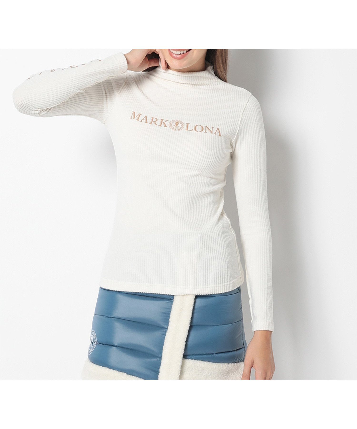 【マーク アンド ロナ/MARK&LONA】のWOMEN インテリア・キッズ・メンズ・レディースファッション・服の通販 founy(ファニー) 　ファッション　Fashion　レディースファッション　Fashion for Women　2024年　2024　2024-2025秋冬・A/W　Autumn/Winter 2024–25 AW24–25　おすすめ　Recommended / Our Picks　インナー　Innerwear　フラット　Flat, Flat Shoes　ボトルネック　Bottle Neck, Mock Neck　ワイドリブ　Wide Rib, Wide Ribbed Knit　WHITE|ID: prp329100004848716 ipo3291000000036270637