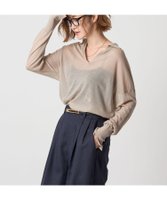 【ユナイテッドアローズ/UNITED ARROWS】のconte シアー スキッパー プルオーバーニット 人気、トレンドファッション・服の通販 founy(ファニー) ファッション Fashion レディースファッション Fashion for Women トップス・カットソー Cut & Sew Tops ニット Knit Tops & Sweaters カジュアルプルオーバー・ニットトップス Pullovers & Knit Tops / Casual Pullovers コンパクト Compact, Small Size シアー Sheer, See-Through スキッパー Skipper, Open Collar 定番 Standard, Basic Item バランス Balance, Style Balance ボトム Bottoms, Lower Wear A/W・秋冬 Autumn/Winter |ID:prp329100004848717