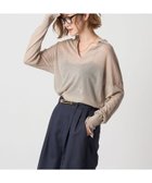 【ユナイテッドアローズ/UNITED ARROWS】のconte シアー スキッパー プルオーバーニット 人気、トレンドファッション・服の通販 founy(ファニー) ファッション Fashion レディースファッション Fashion for Women トップス・カットソー Cut & Sew Tops ニット Knit Tops & Sweaters カジュアルプルオーバー・ニットトップス Pullovers & Knit Tops / Casual Pullovers コンパクト Compact, Small Size シアー Sheer, See-Through スキッパー Skipper, Open Collar 定番 Standard, Basic Item バランス Balance, Style Balance ボトム Bottoms, Lower Wear A/W・秋冬 Autumn/Winter thumbnail BEIGE|ID: prp329100004848717 ipo3291000000035454283