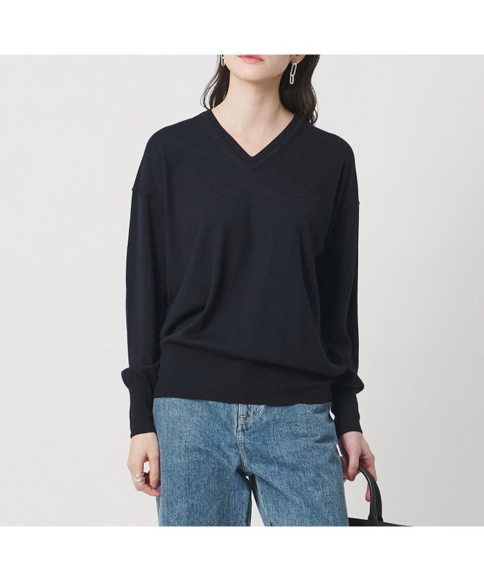 【ユナイテッドアローズ/UNITED ARROWS】の18G ウール Vネック ニット -ウォッシャブル- インテリア・キッズ・メンズ・レディースファッション・服の通販 founy(ファニー) https://founy.com/ ファッション Fashion レディースファッション Fashion for Women トップス・カットソー Cut & Sew Tops ニット Knit Tops & Sweaters Vネックトップス V-Neck Tops / V-Cut Neckline Shirts インナー Innerwear ウォッシャブル Machine Washable シンプル Simple, Minimal タートルネック Turtleneck, High Neck フォルム Silhouette, Form リラックス Relax, Relaxed Fit |ID: prp329100004848722 ipo3291000000035454371