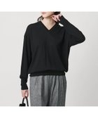 【ユナイテッドアローズ/UNITED ARROWS】の18G ウール Vネック ニット -ウォッシャブル- 人気、トレンドファッション・服の通販 founy(ファニー) ファッション Fashion レディースファッション Fashion for Women トップス・カットソー Cut & Sew Tops ニット Knit Tops & Sweaters Vネックトップス V-Neck Tops / V-Cut Neckline Shirts インナー Innerwear ウォッシャブル Machine Washable シンプル Simple, Minimal タートルネック Turtleneck, High Neck フォルム Silhouette, Form リラックス Relax, Relaxed Fit thumbnail BLACK|ID: prp329100004848722 ipo3291000000035454380