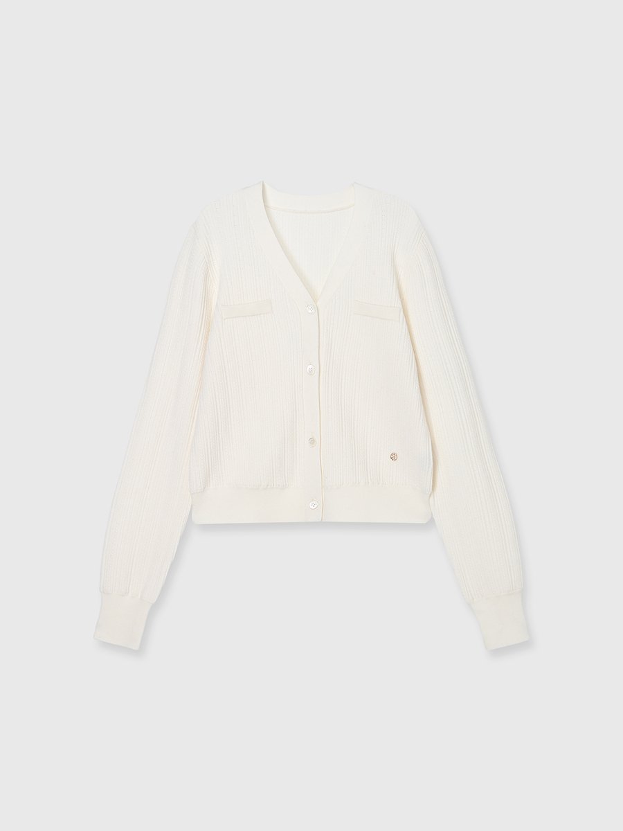 【アニュアンス/anuans】のラティスケーブルニットカーディガン インテリア・キッズ・メンズ・レディースファッション・服の通販 founy(ファニー) ファッション Fashion レディースファッション Fashion for Women トップス・カットソー Cut & Sew Tops ニット Knit Tops & Sweaters カーディガン・羽織り Layered Style Cardigans アイレット Eyelet Lace アンサンブル Ensemble Set イタリア Italy カーディガン Cardigan, Knitwear コンパクト Compact, Small Size 抗菌 Antibacterial, Bacteria-Resistant デコルテ Décolleté, Neckline なめらか Smooth, Silky Texture バランス Balance, Style Balance ベーシック Basic, Essential ボトム Bottoms, Lower Wear ラグジュアリー Luxury, Elegant おすすめ Recommended / Our Picks 夏 Summer エレガント 上品 Elegant IVORY|ID: prp329100004848744 ipo3291000000035454913