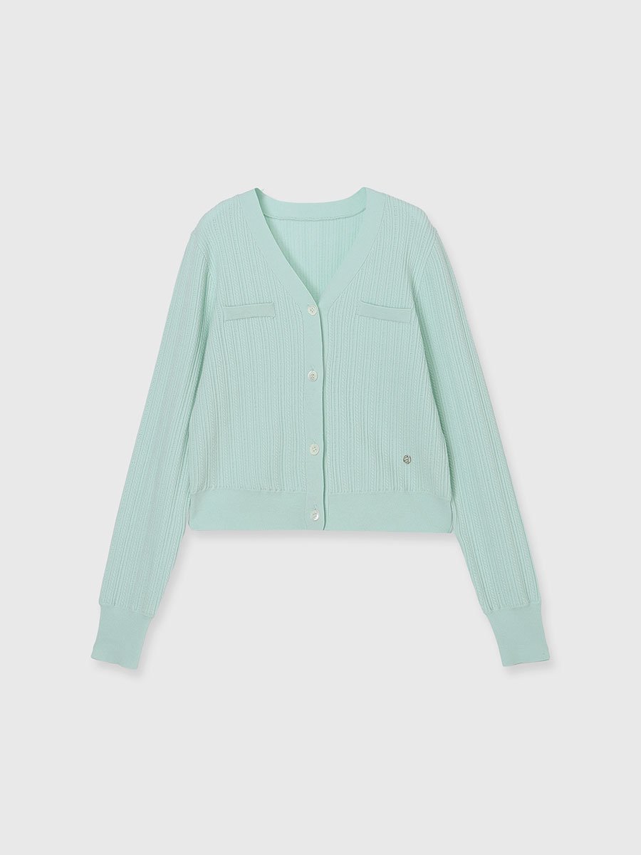 【アニュアンス/anuans】のラティスケーブルニットカーディガン インテリア・キッズ・メンズ・レディースファッション・服の通販 founy(ファニー) ファッション Fashion レディースファッション Fashion for Women トップス・カットソー Cut & Sew Tops ニット Knit Tops & Sweaters カーディガン・羽織り Layered Style Cardigans アイレット Eyelet Lace アンサンブル Ensemble Set イタリア Italy カーディガン Cardigan, Knitwear コンパクト Compact, Small Size 抗菌 Antibacterial, Bacteria-Resistant デコルテ Décolleté, Neckline なめらか Smooth, Silky Texture バランス Balance, Style Balance ベーシック Basic, Essential ボトム Bottoms, Lower Wear ラグジュアリー Luxury, Elegant おすすめ Recommended / Our Picks 夏 Summer エレガント 上品 Elegant MINT|ID: prp329100004848744 ipo3291000000035454924