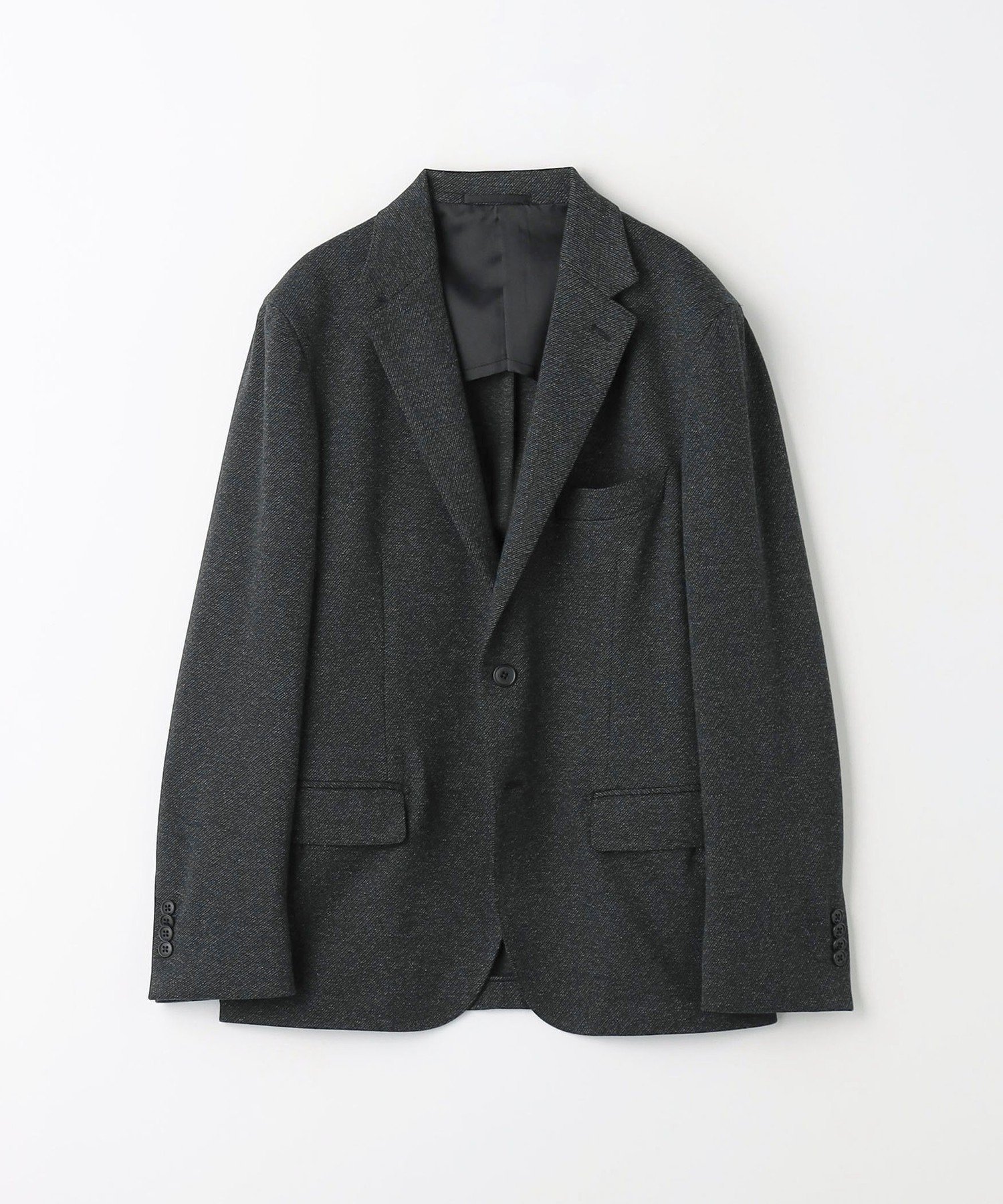 【ユナイテッドアローズ/UNITED ARROWS / MEN】のツイルジャージー 2ボタンジャケット A DAY IN THE LIFE インテリア・キッズ・メンズ・レディースファッション・服の通販 founy(ファニー) ファッション Fashion メンズファッション Fashion for Men インナー Innerwear カットソー Cut and Sewn Top ジャケット Jacket, Outerwear スラックス Slacks, Dress Pants スーツ Suit, Formalwear 定番 Standard, Basic Item フラップ Flap, Flap Pocket ポケット Pocket, Pocket Detail ビジネス 仕事 通勤 Business / Work / Commuting DK.GRAY|ID: prp329100004848770 ipo3291000000035455358