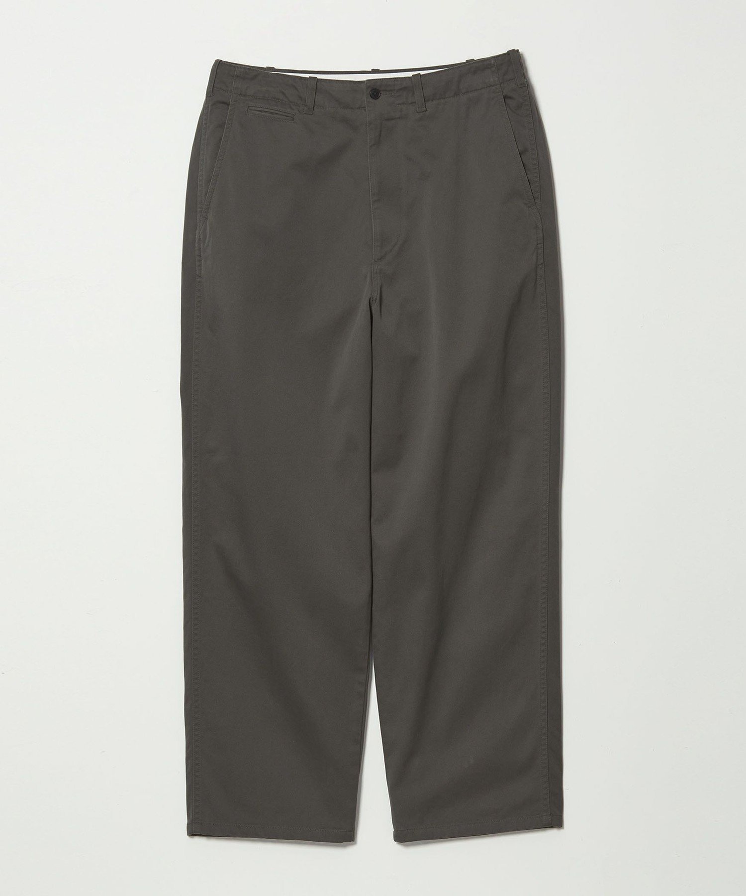 【ビューティ&ユース ユナイテッドアローズ/BEAUTY&YOUTH / UNITED ARROWS / MEN】のSteven Alan ウエポン ニドム アーミー ノープリーツ トラウザーズ インテリア・キッズ・メンズ・レディースファッション・服の通販 founy(ファニー) 　ファッション　Fashion　メンズファッション　Fashion for Men　アメリカン　American Style　クラシック　Classic, Timeless Style　シンプル　Simple, Minimal　ストレート　Straight, Straight Cut　テーパード　Tapered, Tapered Pants　定番　Standard, Basic Item　ニューヨーク　New York, NYC Style　バランス　Balance, Style Balance　プリーツ　Pleats, Pleated　モダン　Modern, Contemporary　エレガント 上品　Elegant　DK.GRAY|ID: prp329100004848776 ipo3291000000035455441