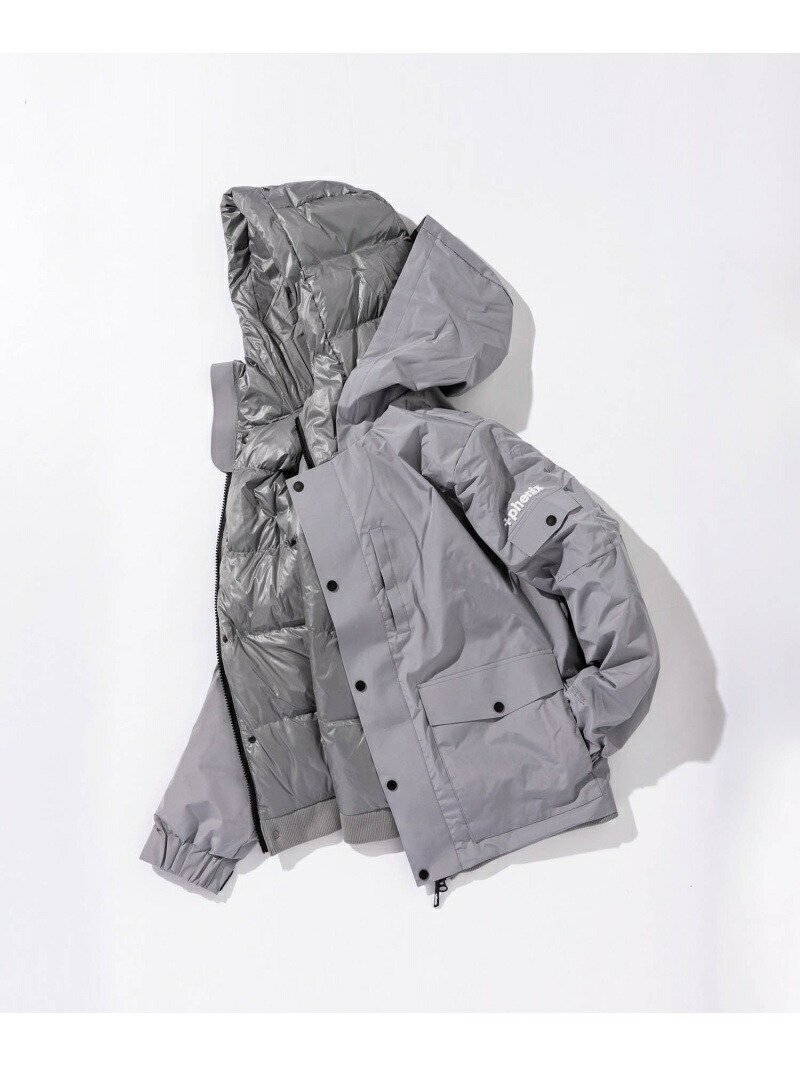 【シフォン/SHIFFON / MEN】の+phenix/POO-21036 GORE-TEX INFINIUM down jacket インテリア・キッズ・メンズ・レディースファッション・服の通販 founy(ファニー) 　ファッション　Fashion　メンズファッション　Fashion for Men　インナー　Innerwear　キルティング　Quilted, Quilting　軽量　Lightweight, Ultra Light　ジャケット　Jacket, Outerwear　スキニー　Skinny, Slim Fit　ダウン　Down, Puffer　ダブル　Double, Double-Breasted　テーパード　Tapered, Tapered Pants　デニム　Denim, Jeans Material　ドット　Polka Dot, Dot Pattern　ドローストリング　Drawstring, Pull Cord　フェザー　Feather, Feather Detail　フラップ　Flap, Flap Pocket　フロント　Front, Front Design　ポケット　Pocket, Pocket Detail　リラックス　Relax, Relaxed Fit　ワイド　Wide, Wide Fit　冬　Winter / This Winter　おすすめ　Recommended / Our Picks　gray|ID: prp329100004848803 ipo3291000000035455994