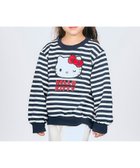 【エフオー オンラインストア/F.O.Online Store / KIDS】の「ハローキティ」アソートトレーナー 人気、トレンドファッション・服の通販 founy(ファニー) ファッション Fashion キッズファッション Fashion for Kids おすすめ Recommended / Our Picks インナー Innerwear コレクション Collection, Seasonal Line トレーナー Sweatshirt, Trainer thumbnail ボーダー柄|ID: prp329100004849840 ipo3291000000035515617