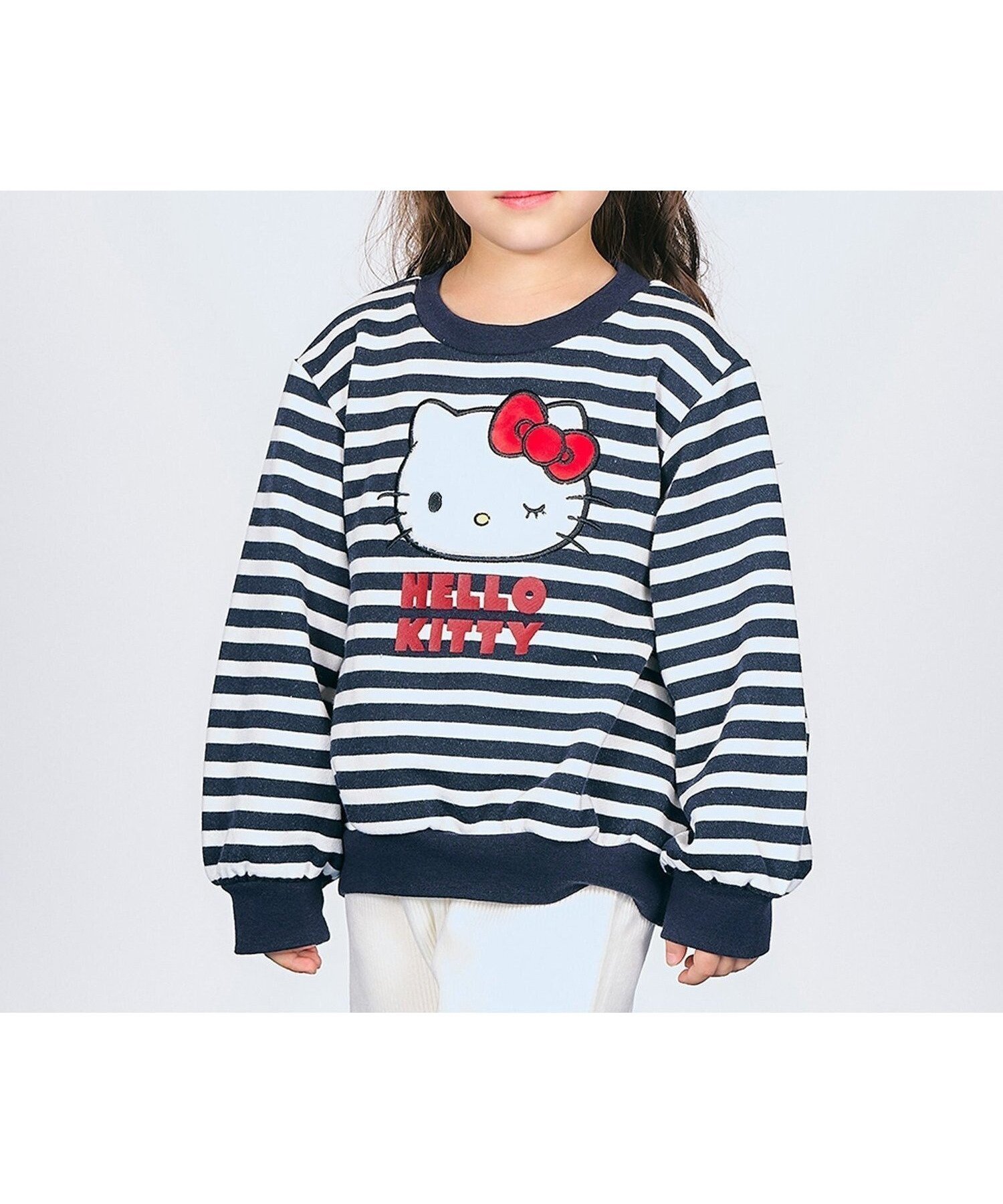 【エフオー オンラインストア/F.O.Online Store / KIDS】の「ハローキティ」アソートトレーナー インテリア・キッズ・メンズ・レディースファッション・服の通販 founy(ファニー) 　ファッション　Fashion　キッズファッション　Fashion for Kids　おすすめ　Recommended / Our Picks　インナー　Innerwear　コレクション　Collection, Seasonal Line　トレーナー　Sweatshirt, Trainer　ボーダー柄|ID: prp329100004849840 ipo3291000000035515617