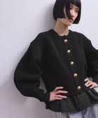 【アダム エ ロペ/ADAM ET ROPE'】の【WEB限定】ペプラムコンビニットカーディガン 人気、トレンドファッション・服の通販 founy(ファニー) ファッション Fashion レディースファッション Fashion for Women トップス・カットソー Cut & Sew Tops ニット Knit Tops & Sweaters カーディガン・羽織り Layered Style Cardigans 畦 Ribbed Knit カーディガン Cardigan, Knitwear クロップド Cropped, Short Length スラックス Slacks, Dress Pants スリーブ Sleeve, Long Sleeve / Short Sleeve タフタ Taffeta, Structured Fabric デニム Denim, Jeans Material フォルム Silhouette, Form フロント Front, Front Design ペプラム Peplum, Flared Hem ボトム Bottoms, Lower Wear ポケット Pocket, Pocket Detail 楽ちん Easy Fit, Comfortable ワイド Wide, Wide Fit おすすめ Recommended / Our Picks 2025年 2025 2025-2026秋冬・A/W Autumn/Winter 2025–26 AW25–26 thumbnail ブラック(01)|ID: prp329100004850133 ipo3291000000036163432