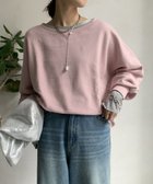 【ドゥドゥ/DouDou】の【完売カラー再追加!/累計販売数8000枚突破!】裏毛スウェット 人気、トレンドファッション・服の通販 founy(ファニー) ファッション Fashion レディースファッション Fashion for Women トップス・カットソー Cut & Sew Tops レディースパーカー・カジュアルフーディー Casual Hoodies & Sweatshirts スウェット・クルーネックトップス Sweatshirts & Crewnecks / Relaxed Fit Sweat Tops インナー Innerwear シンプル Simple, Minimal スウェット / スエット Sweatshirt, Sweatwear スマート Smart, Elegant ロング Long, Long-Length A/W・秋冬 Autumn/Winter 冬 Winter / This Winter 再入荷 Restock / Back in Stock おすすめ Recommended / Our Picks 2025年 2025 2025-2026秋冬・A/W Autumn/Winter 2025–26 AW25–26 thumbnail ピンク|ID: prp329100004850185 ipo3291000000036284106