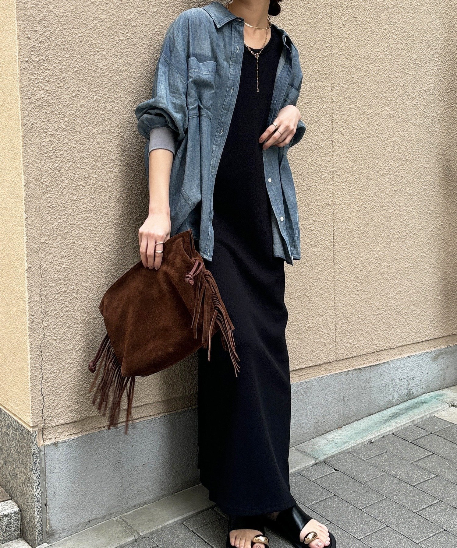 【ドゥドゥ/DouDou】の【全骨格細見え】ブークレーダンボールタンクワンピース インテリア・キッズ・メンズ・レディースファッション・服の通販 founy(ファニー) 　ファッション　Fashion　レディースファッション　Fashion for Women　ワンピース　Dresses　春　Spring　スマート　Smart, Elegant　スリット　Slit, Slit Detail　雑誌　Magazine, Fashion Magazine　タンク　Tank Top, Sleeveless Top　フラット　Flat, Flat Shoes　ポケット　Pocket, Pocket Detail　S/S・春夏　SS, Spring/Summer, Warm Season　再入荷　Restock / Back in Stock　夏　Summer　エレガント 上品　Elegant　2025年　2025　2025春夏・S/S　Spring/Summer 2025 SS25　ブラック|ID: prp329100004850269 ipo3291000000036042843